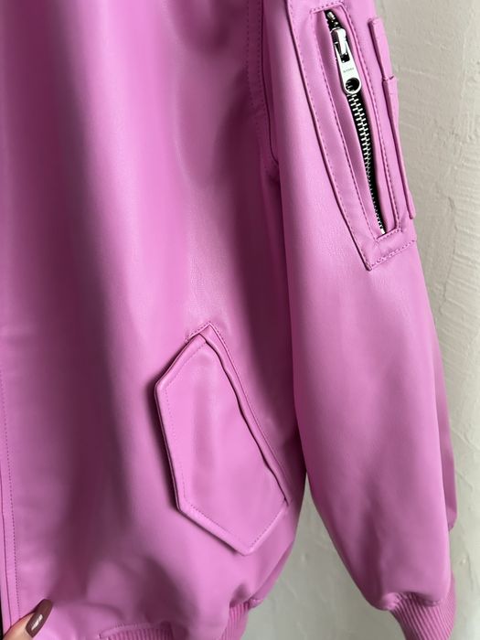 Kurtka Bomberka baggy boxy pink race must have wiosna niedostepna