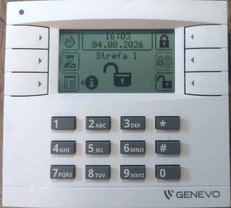 Alarm Prima Genevo 64 + manipulator