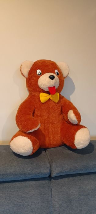 Duży miś maskotka, przytulanka wysokość 60 cm od pupy.
