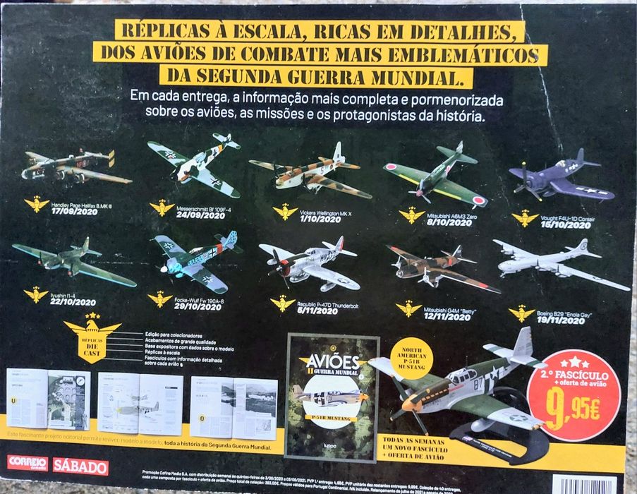 Colecção de aviões da II Guerra mundial