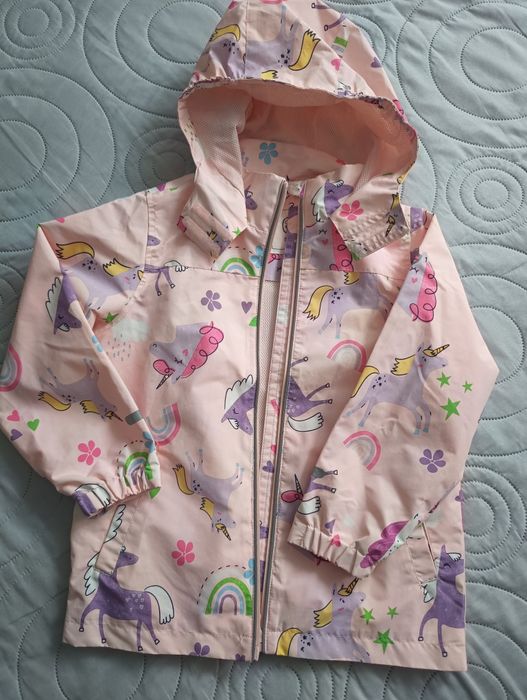 Kurtka przeciwdeszczowa dla dziewczynki Smyk 122