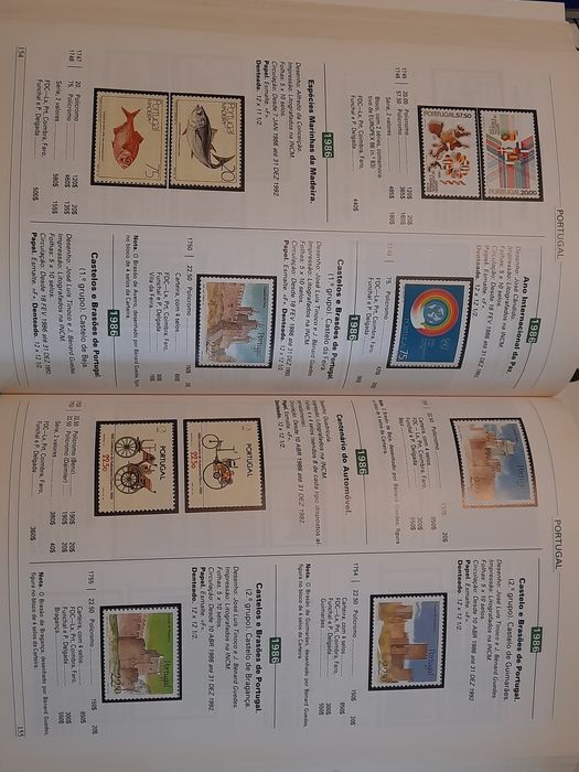 Catálogos selos postais "Afinsa" 1990/95