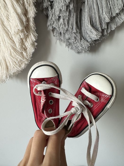 Кеди converse червоні