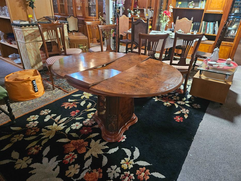 Mesa redonda extensível - óptimo estado geral