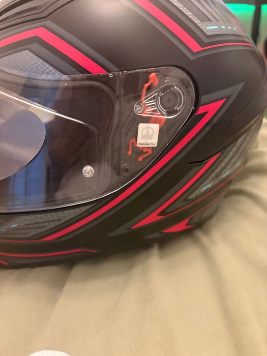 capacete AGV mota