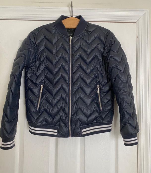 Armani exchange damska kurtka puchowa granatowa M