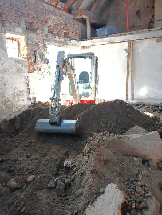 Usługi minnikoparka koparką wywrotka 3.5tony