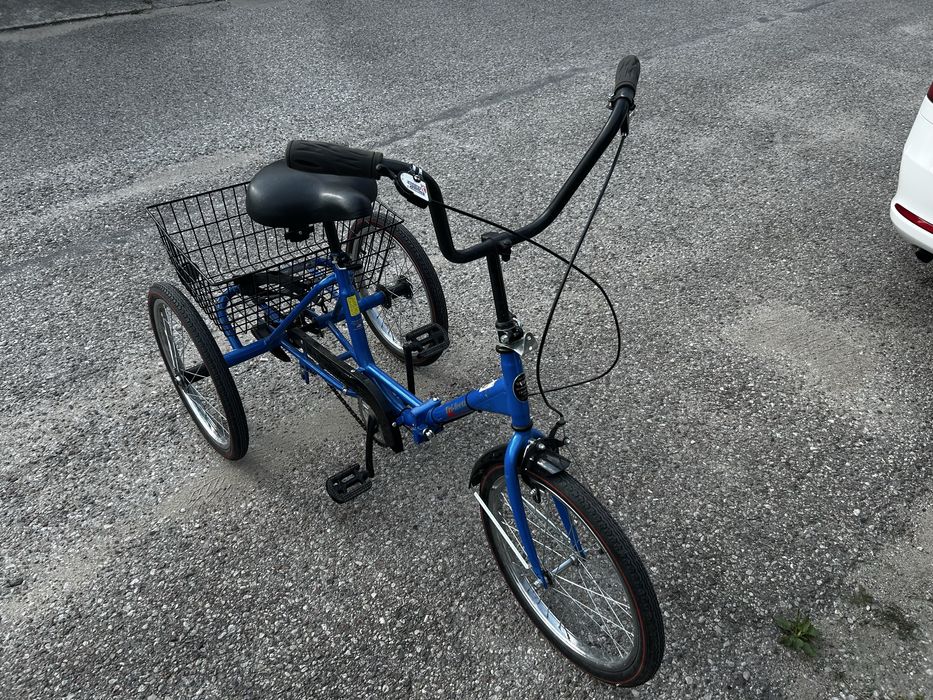 Rower trojkolowy 3-biegowy dla seniora