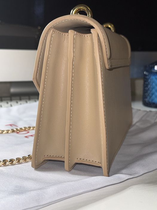 Сумка Fidelitti бежевий колір шкіряна