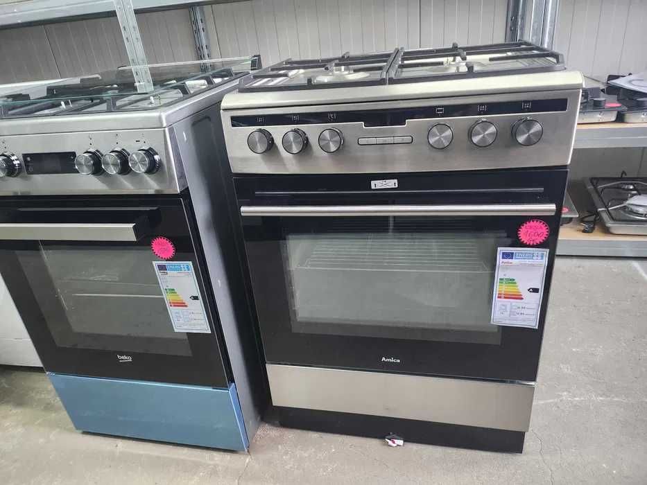 Продаю газову плиту нержавійка AEG 47645 доставка гарантія недорого бу