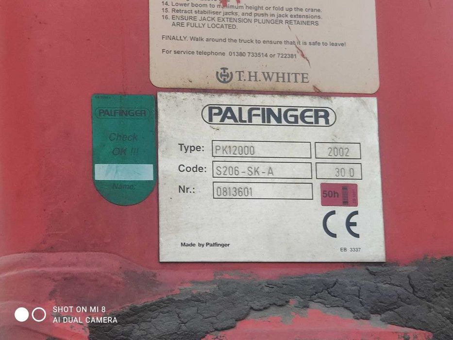 Продам кран-манипулятор Iveco Tector