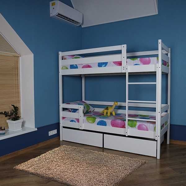 Двоярусне ліжко з ящиками (babyson 6) 80x190 см