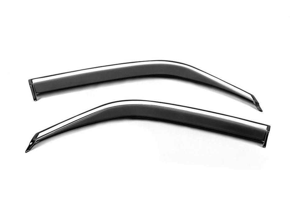 Mercedes Sprinter W906 2006-2018 рр. Вітровики (2 шт, EuroCap, Chrome)