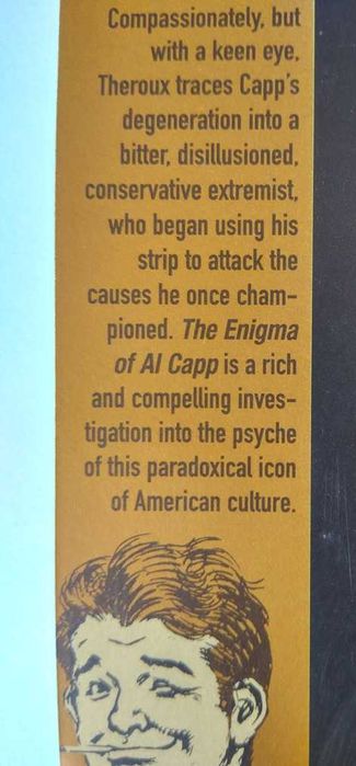 The Enigma of Al Capp - por Alexander Theroux - Ed. Fantagraphics