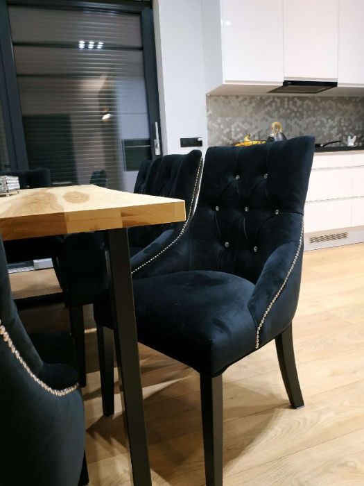 Krzesło chesterfield glamour pikowane wygodne Producent