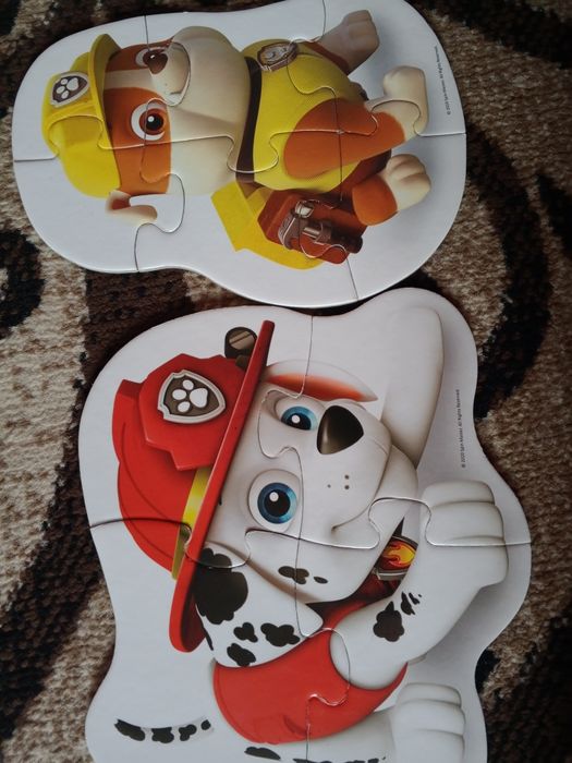 Цупкі пазли 4 в 1 для найменших Щенячий патруль Свинка Пеппа