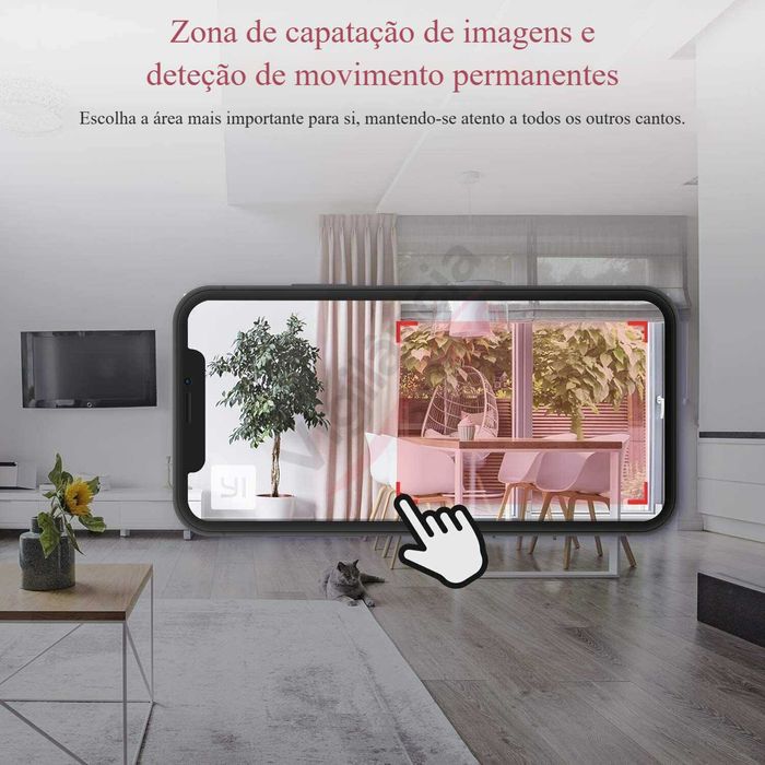 Câmara Vigilância Wi-Fi Full HD Interior Visão Noturna Alexa NOVA