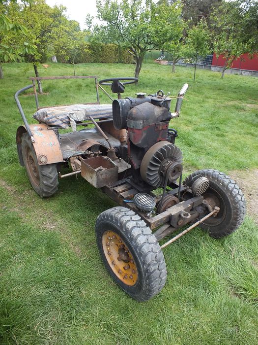 Kosiarka Traktorek Sam 7-KM Sprawny + Kurier ŚLĄSK