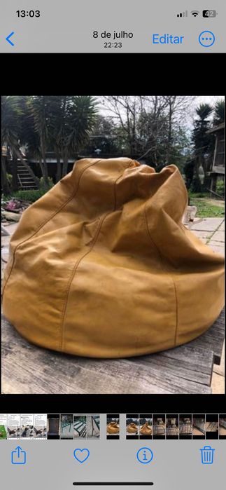 Puf grande e bem cheio