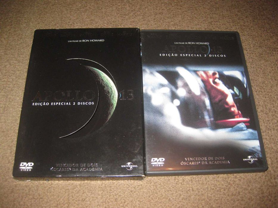 "Apollo 13" com Tom Hanks/Edição Especial com 2 DVDs e em Slidepack