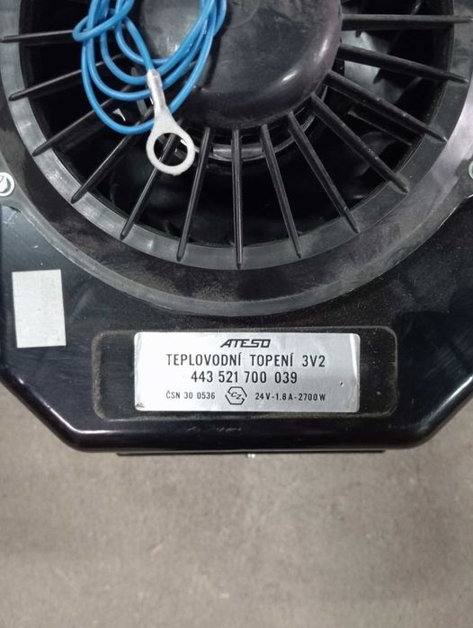 Nagrzewnica wodna 3V2  bez osłony do autobusów IVECO