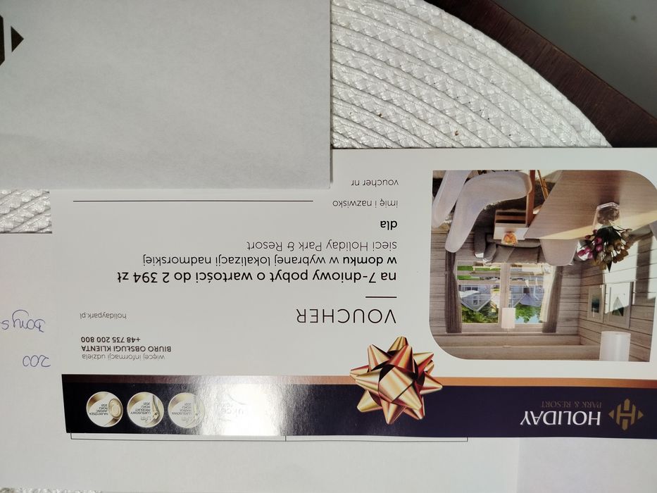 Voucher holiday park