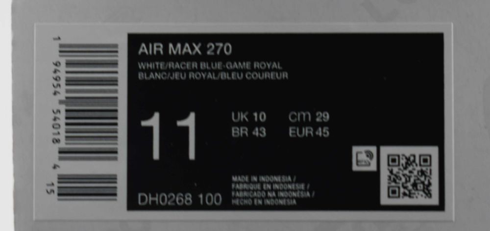 NIKE AIR MAX 270 dh0268 roz. 45