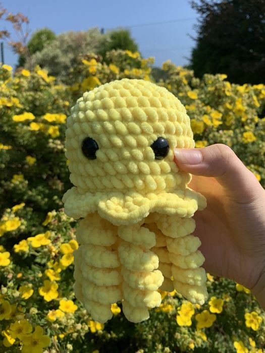 Amigurumi MEDUZA handmade maskotka/zabawka