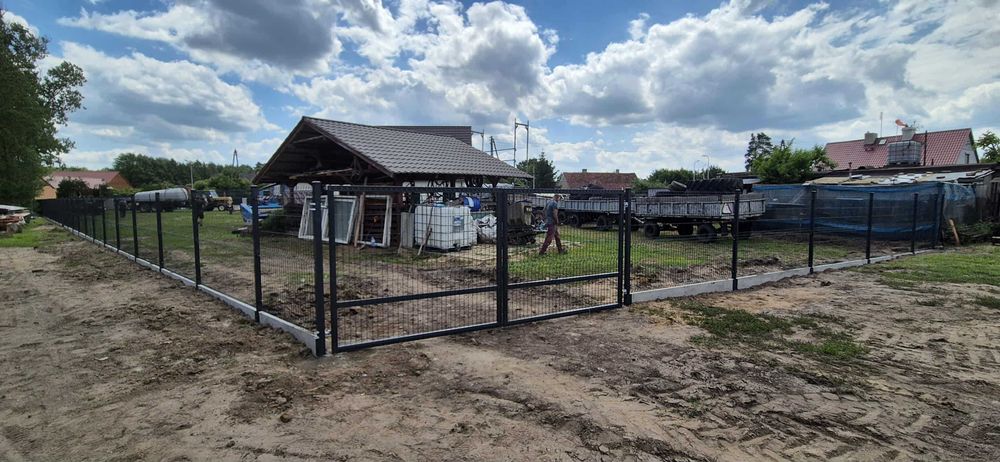 Montaż Ogrodzeń Leszno 5 LAT GWARANCJI Fundament. Panel/Żaluzje.
