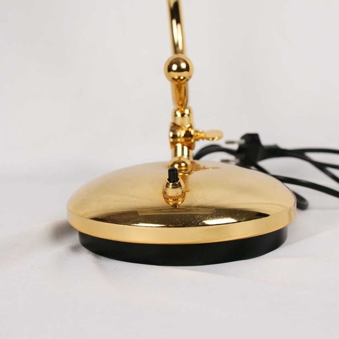 Candeeiro de mesa regulável ao estilo "banker's lamp"