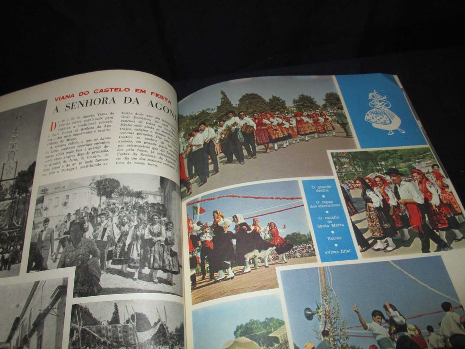 Revista Turismo nº 3 1959 Touros Vila Franca Festas Agonia Caça TAP