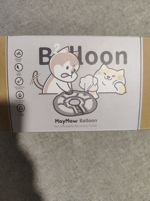 Надувний захисний комір для домашніх тварин MayMaw Ballon