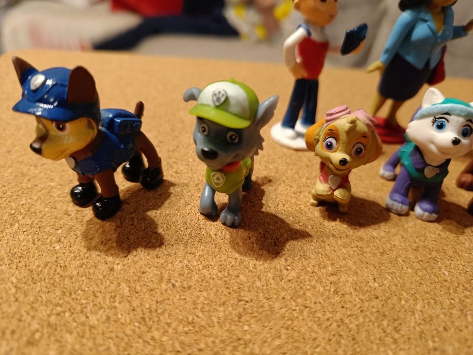 Zestaw nowe figurki na tort do piniaty psi patrol pani burmistrz ryder