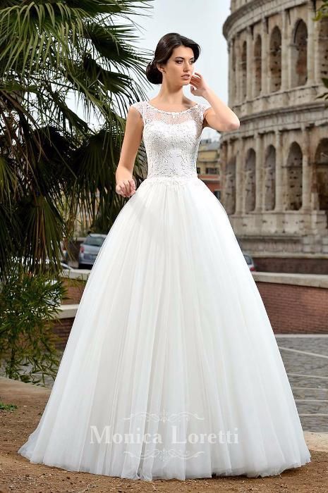 Suknia ślubna litera A - Riviera Monica Loretti 2017 rozm. 36 38 40