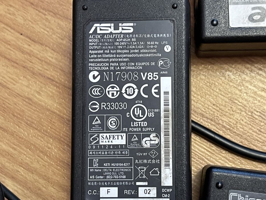 Блок питания ноутбука асус ASUS ACER айсер леново на запчасти состФото