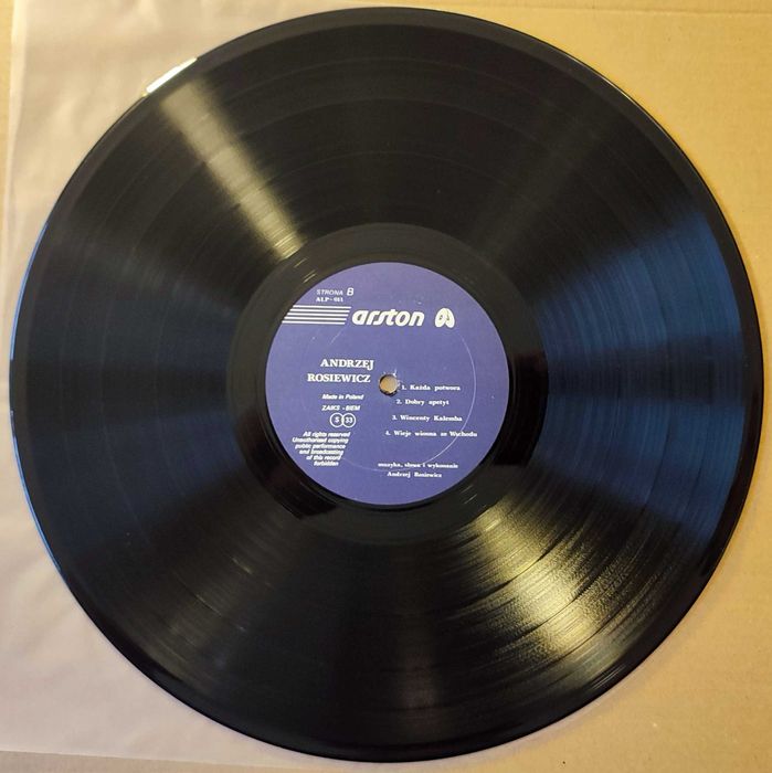 Andrzej Rosiewicz "AR" winyl, płyta winylowa LP
