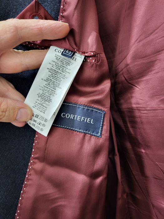 Blazer em lã e algodão