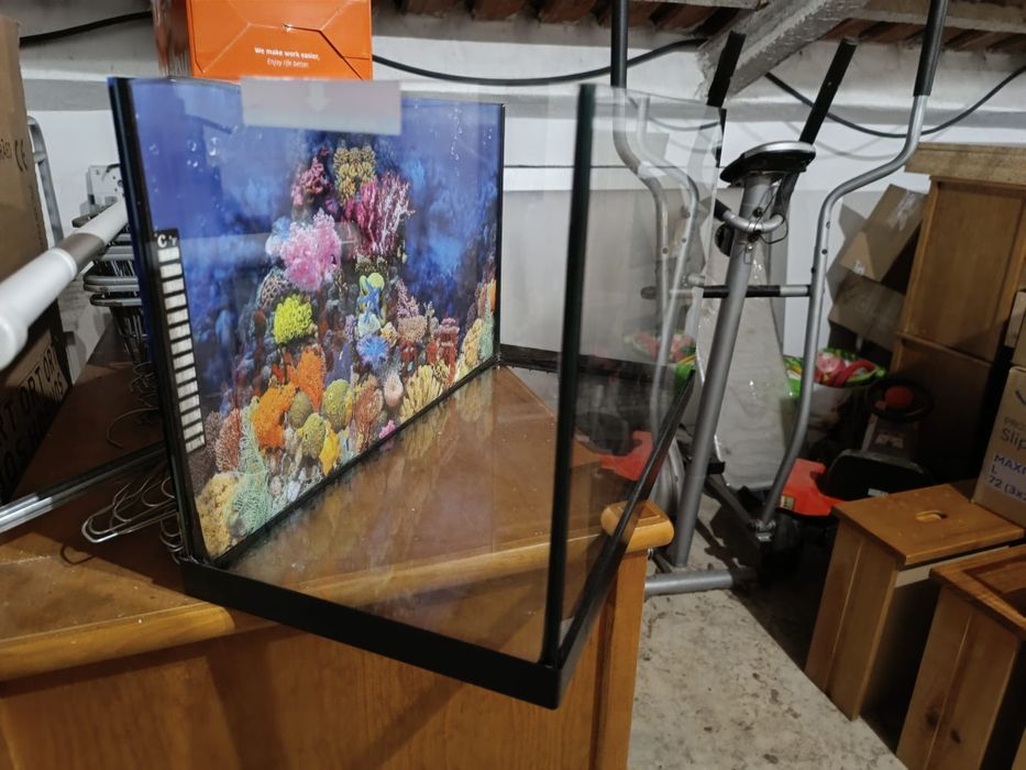 Aquário de peixes c/bomba