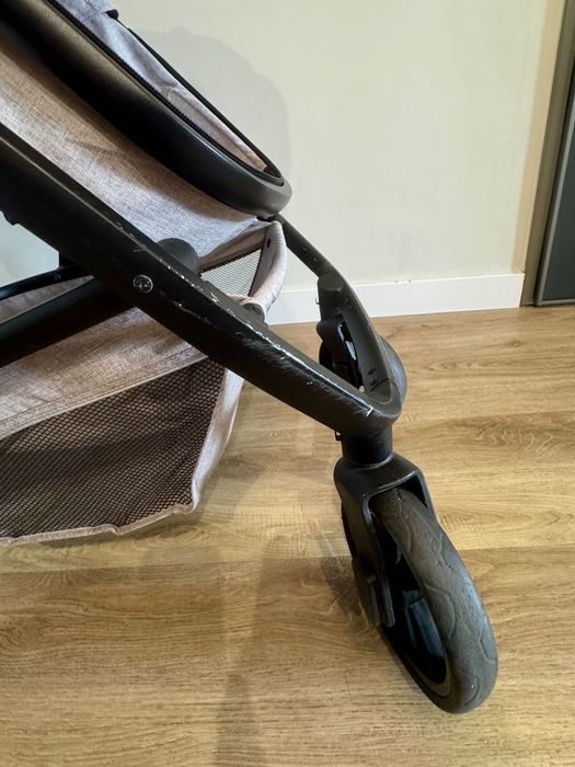 Carrinho Bebé 3 em 1 Asalvo Convertible Two+ 2 Bege COMPLETO