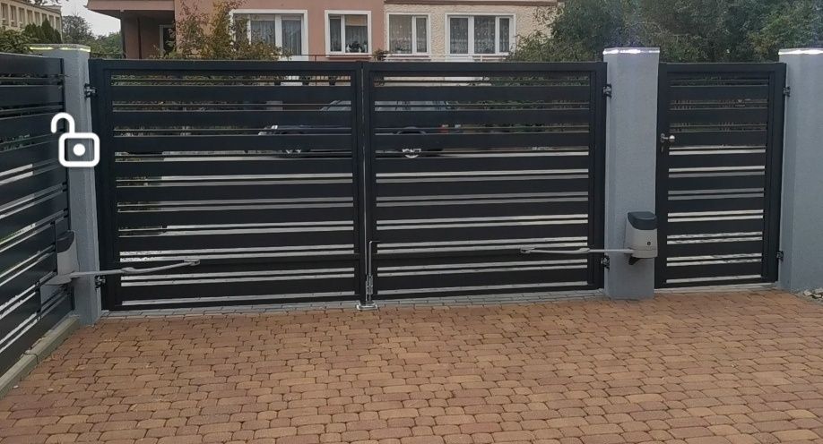 Montaż i sprzedaż napędów do bram wjazdowych przesuwnych, skrzydłowych