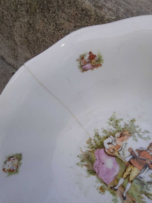 Porcelanowy półmisek salaterka miseczka Karolina Made in Poland PRL