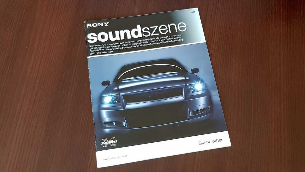 Katalog Prospekt SONY soundszene 2005 Car Audio Hi-Fi Retro