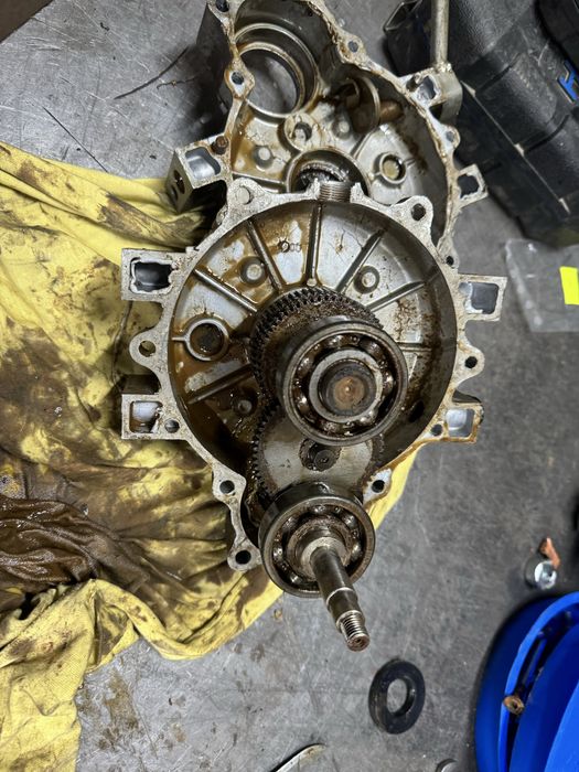 Naprawa skrzyni i turbiny w deszczowni