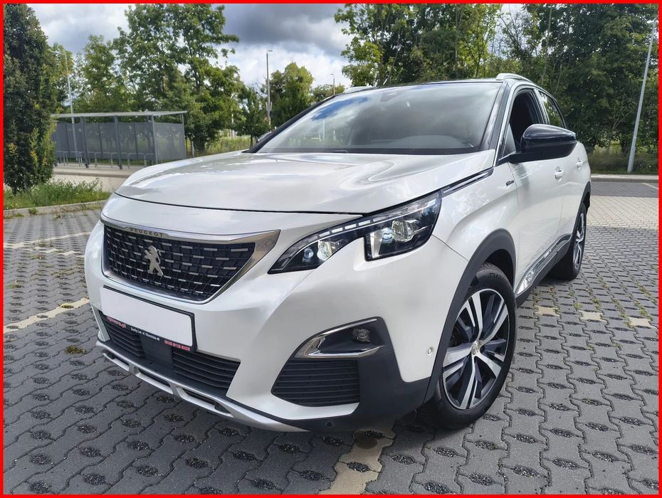 Peugeot 3008 GT Line, biała perła, automat, po pełnym serwisie!