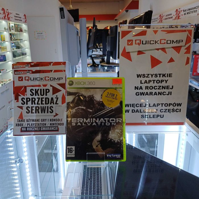Gra XBOX 360 / X Series Terminator Salvation Gwar 1 rok QUICK-COMP