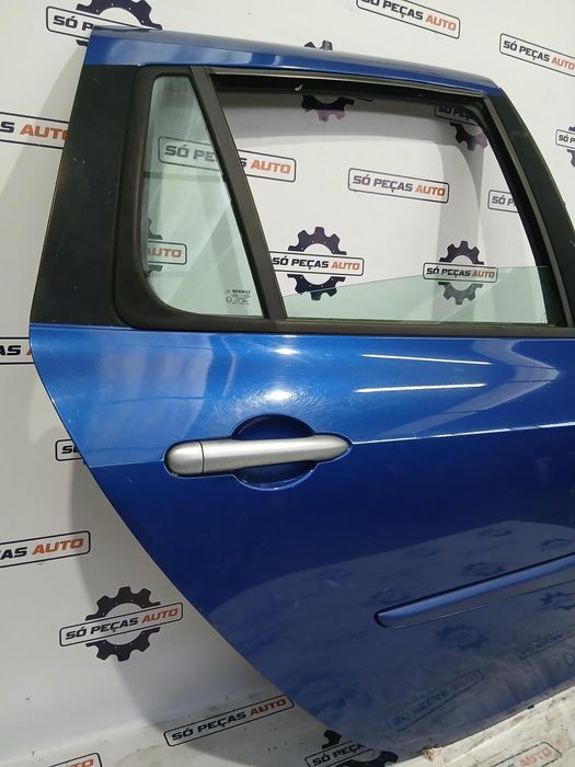PORTA TRASEIRA DIREITA AZUL RENAULT CLIO 3 GRANDTOUR 1.6 16V 2007-2012