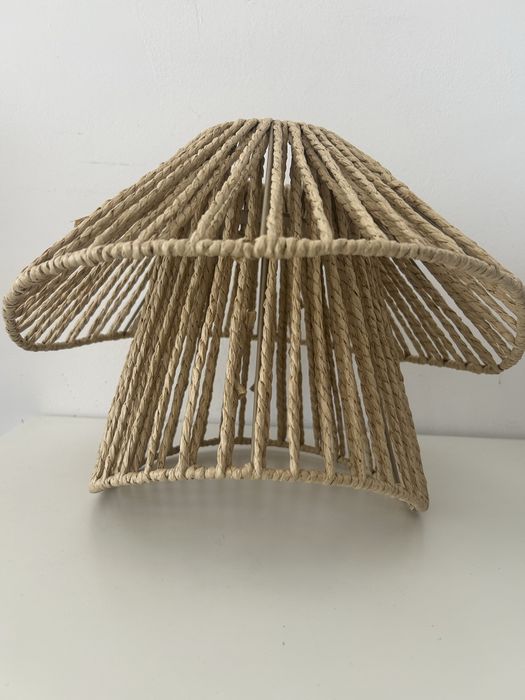 Abażur- klosz do lampy pleciony/ boho