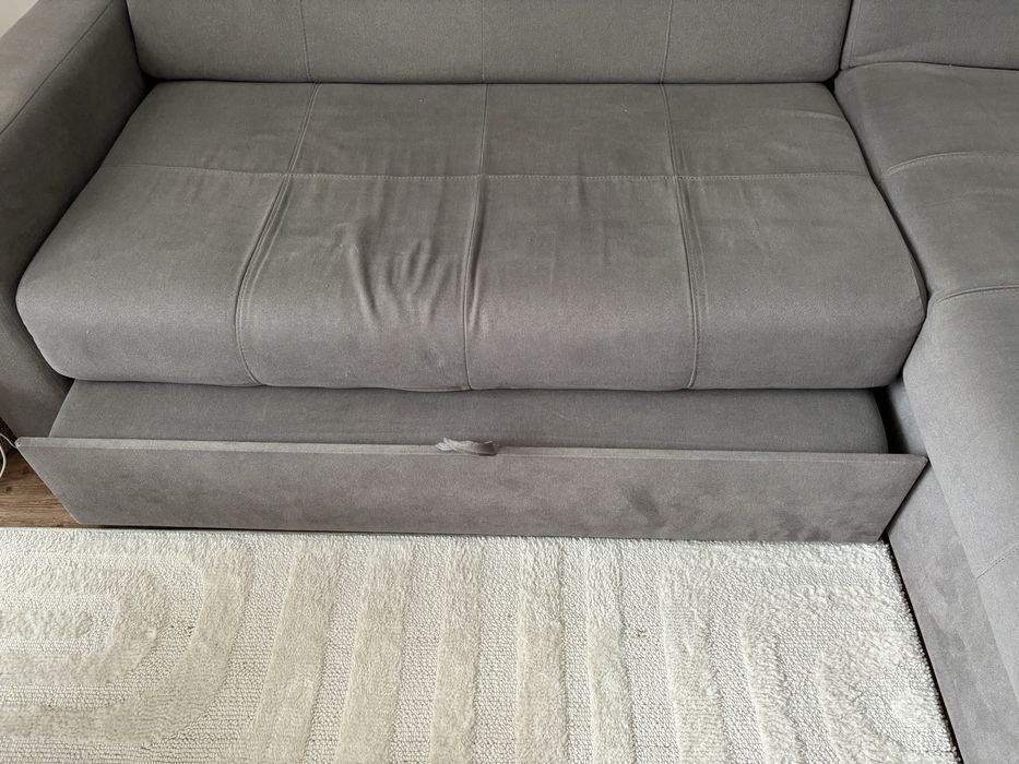 Narożnik z funkcją spania