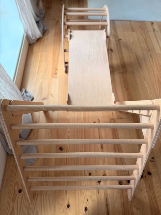 Conjunto de 3 brinquedos de escalada Montessori Wood And Hearts