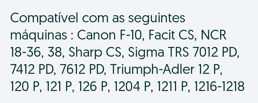 Fita colorida pelikan para máquina calculadora